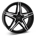 MSW 31 G.BLK/POL | 8X18 5-112 E50 C73,10 60 8x18 5/112 ET50 CB73.1