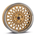 BORBET B GOLD RIM POL 8x18 5/112 ET30 CB66.5