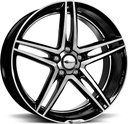 BROCK B33 BLACK FULL POL 8x17 5/112 ET45 CB66.6