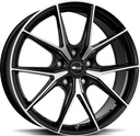 BROCK B40 BLACK FULL POL 8x19 5/100 ET39 CB63.4