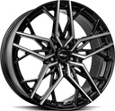 BROCK B44 BLACK FULL POL 8.5x20 5/114.3 ET40 CB72.6