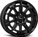 BROCK B45 SATIN BLACK MATT 7.5x18 5/108 ET45 CB65.1