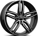 GMP FASTEN BLACK DIAM 7.5x17 5/108 ET40 CB73.1