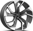 GMP REBEL MATT ANTHRACITE DIAM 11.5x21 5/130 ET66 CB71.6