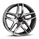 BORBET Z MIST ANTRACITE GLOSS POL 8x19 5/112 ET32 CB66.6
